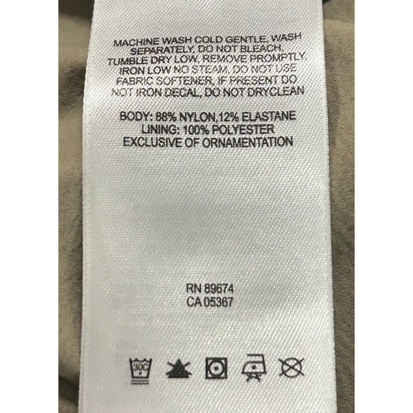 Mountain Hardwear Cargo Pants Womens 12/32 Tan Performance Hiking Actual 34X31 - Picture 8 of 9